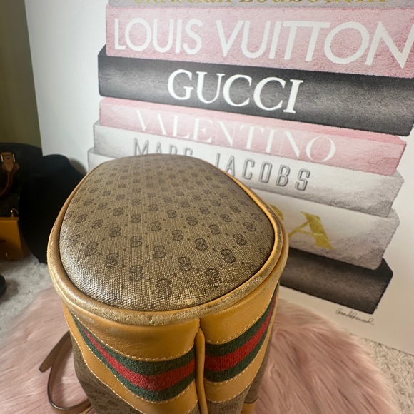 Gucci Shoulder Bag Sherry line Brown PVC - Picture 12 of 16